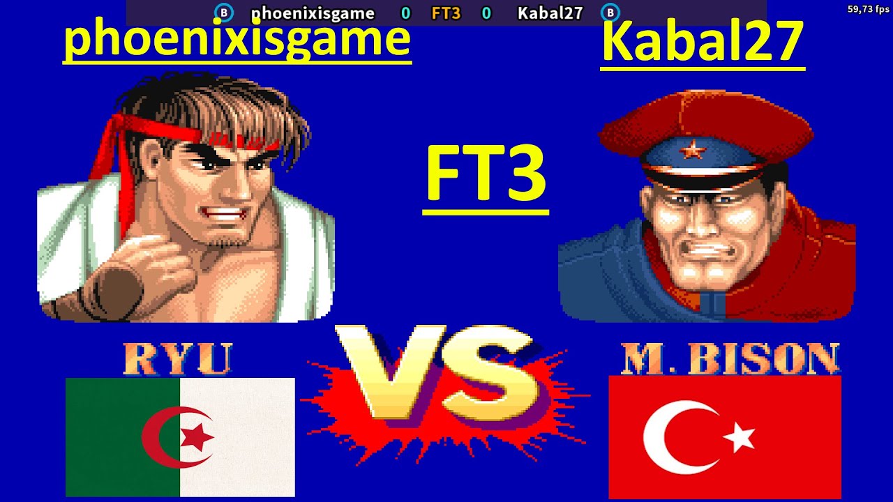 Street Fighter II': Champion Edition - phoenixisgame vs Kabal27 - FT3 - 1080P/60FPS - 13.12.2024