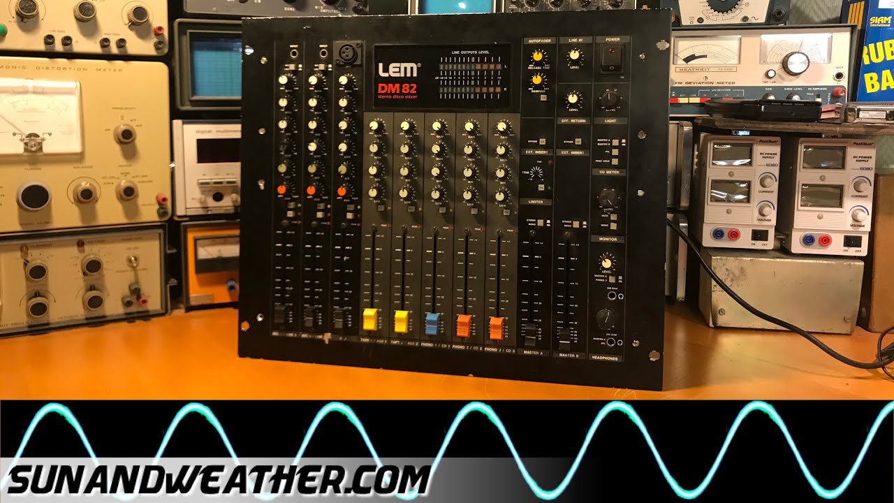 Fixing a Noisy Disco Mixer the Stupid Way - LEM DM 82