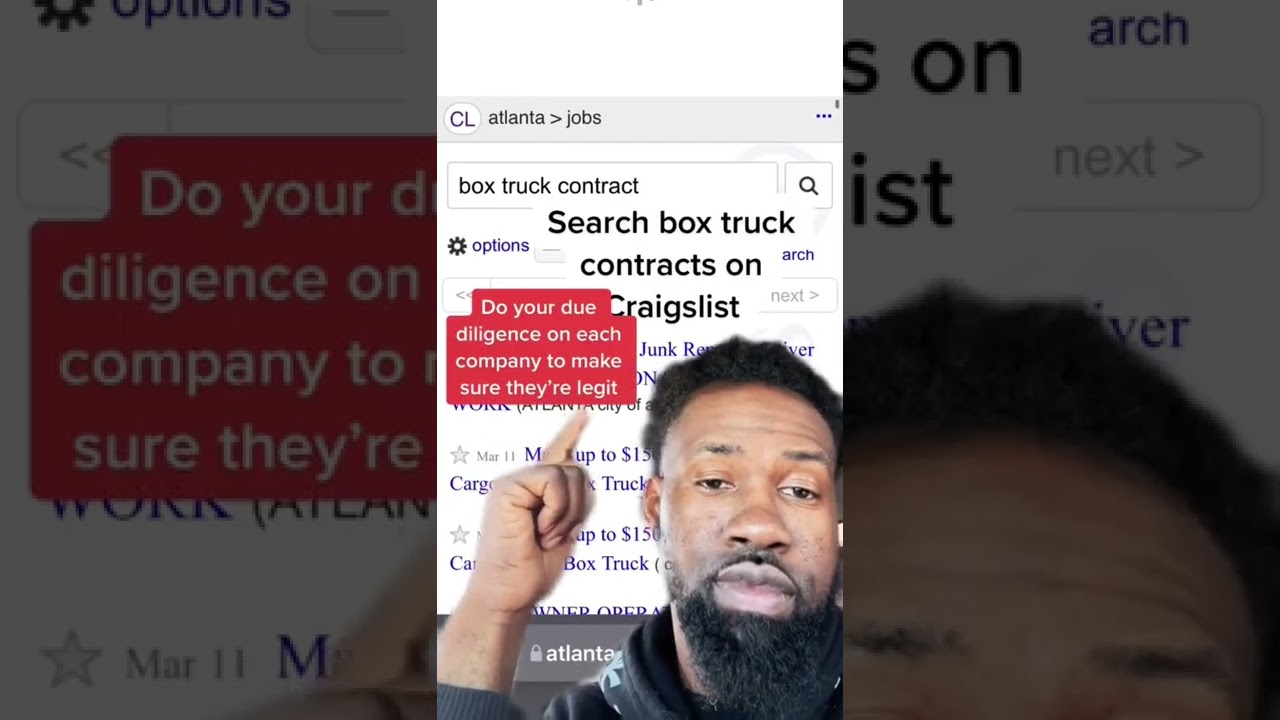 How to find box truck contracts