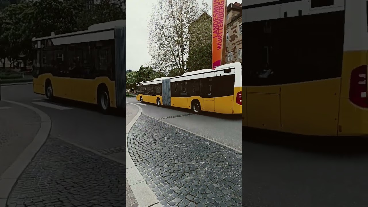 #Gelenkbus #Linienbus #42 #Stuttgart #Schlossplatz #shorts
