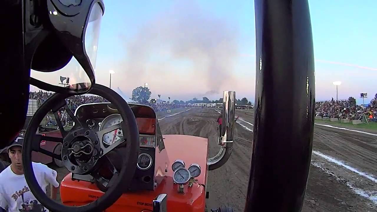 Super Stock Tractors Pulling On Board Casselman Super Pull 2014