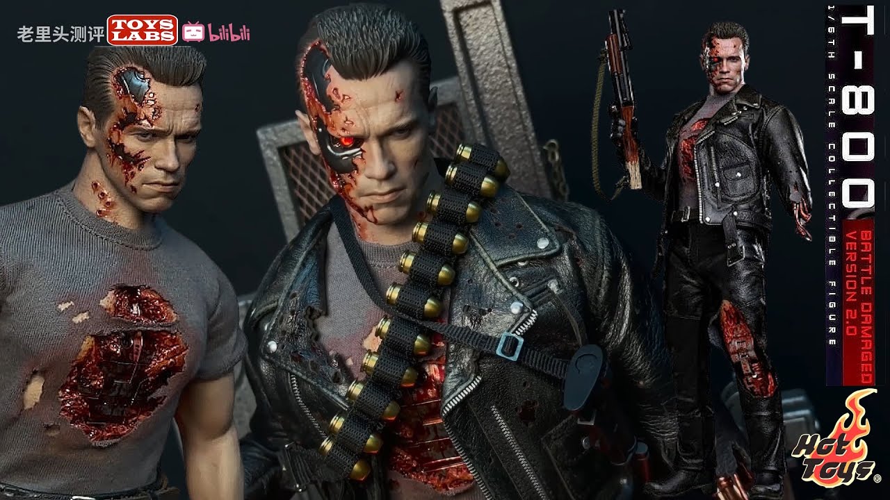 HT终结者2审判日战损版T-800[Battle Damaged Version 2.0]-Hot Toys DX46 Terminator 2:Judgment Day
