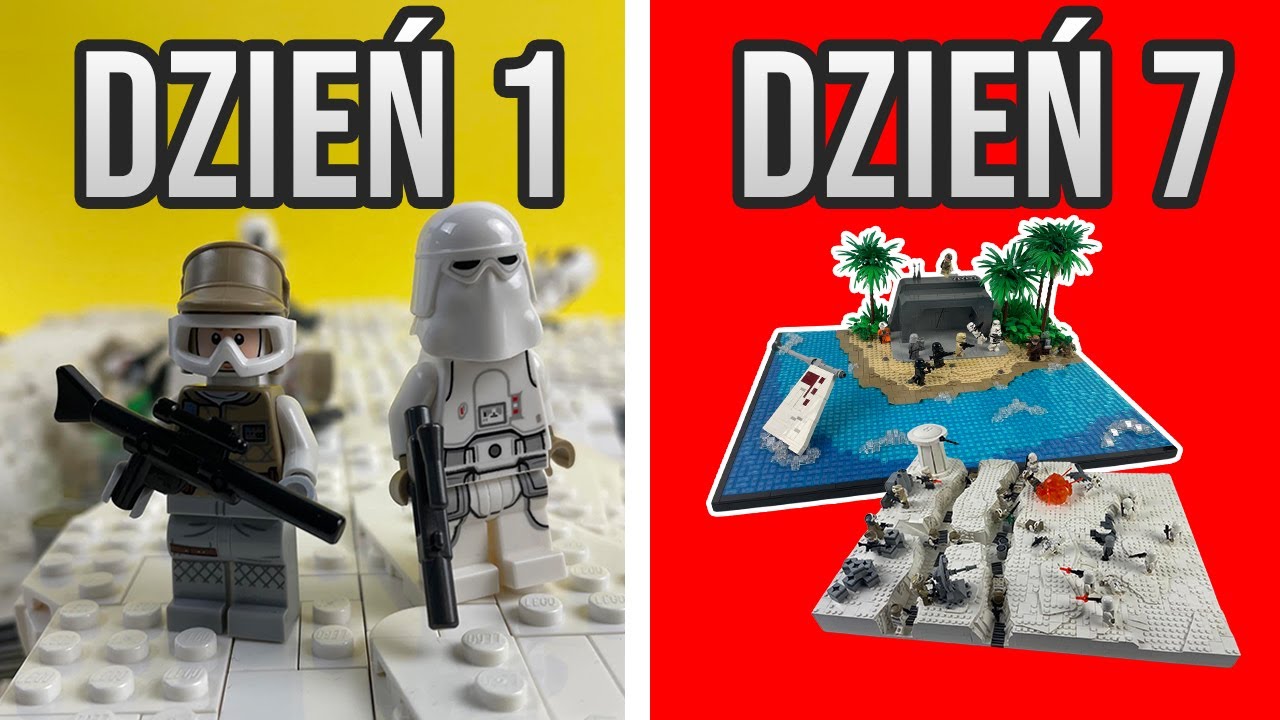 Zbudowałem dwie makiety LEGO Star Wars w 7 DNI!