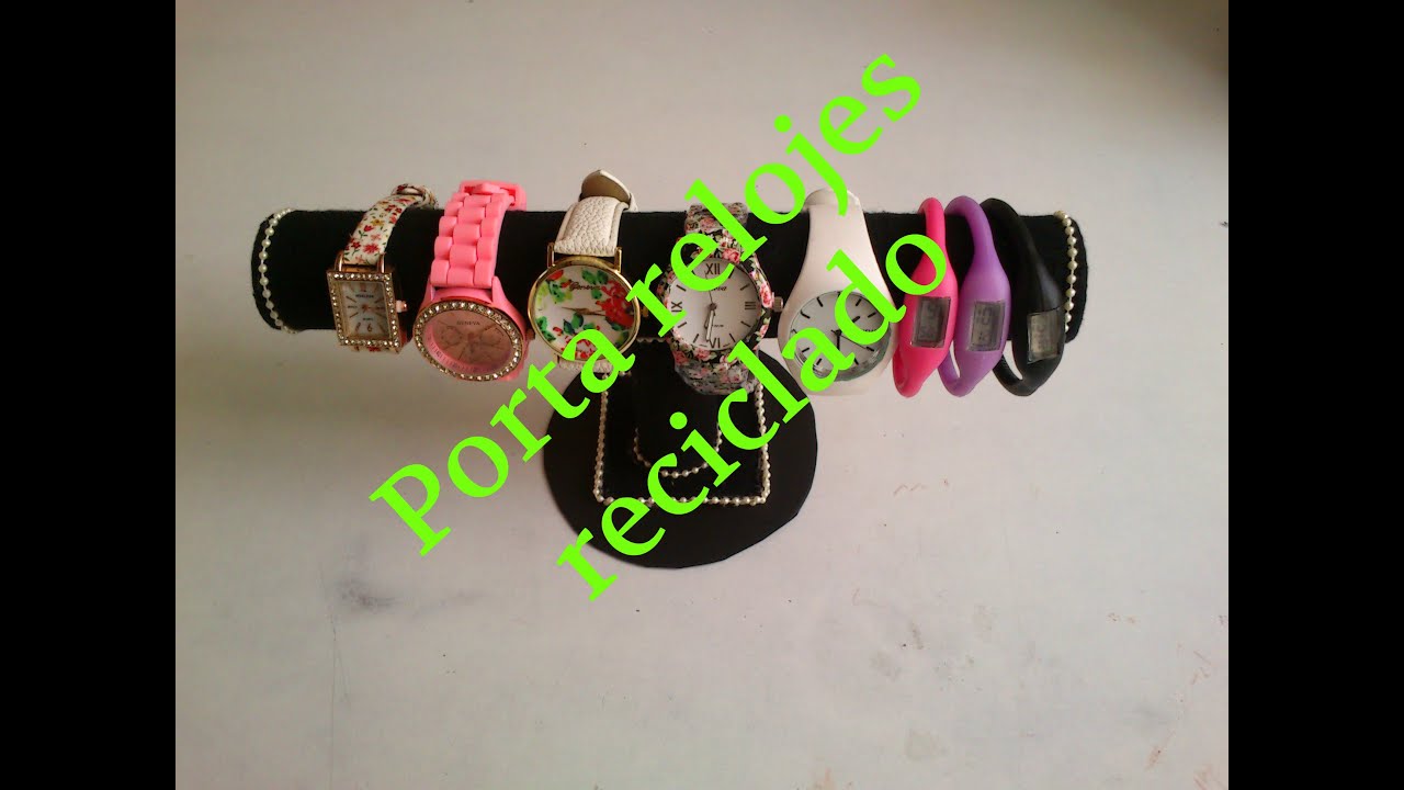 Porta pulseras reciclado. Mi versión.