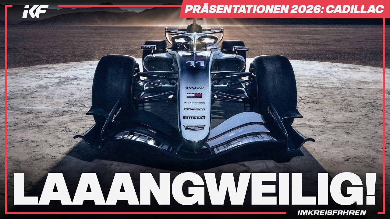 Langweilig oder edel? Das Cadillac F1-Auto spaltet!