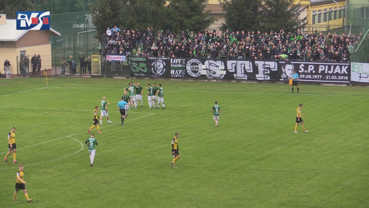 SIARKA TARNOBRZEG- STAL STALOWA WOLA 1:4 (0:3) - FRAGMENTY MECZU I KOMENTARZE TRENERÓW