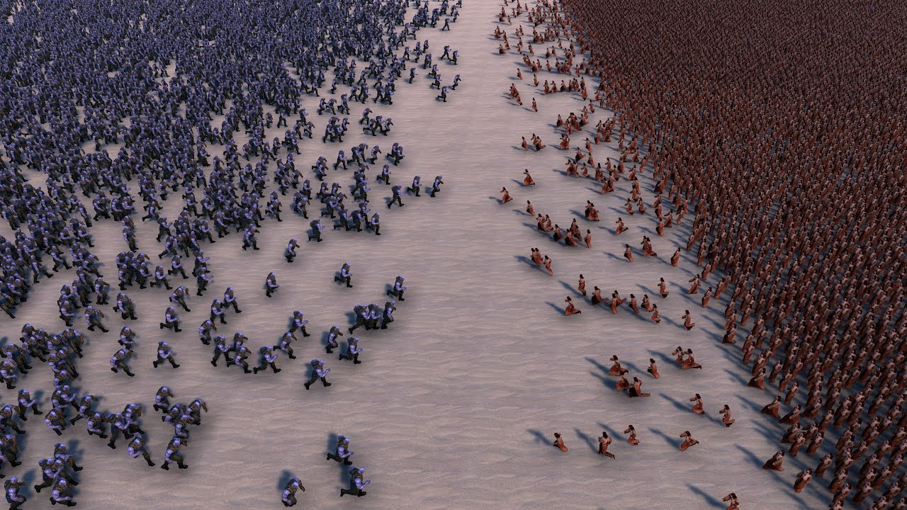 20000 THANOS vs 20000 JESUS - Ultimate Epic Battle Simulator