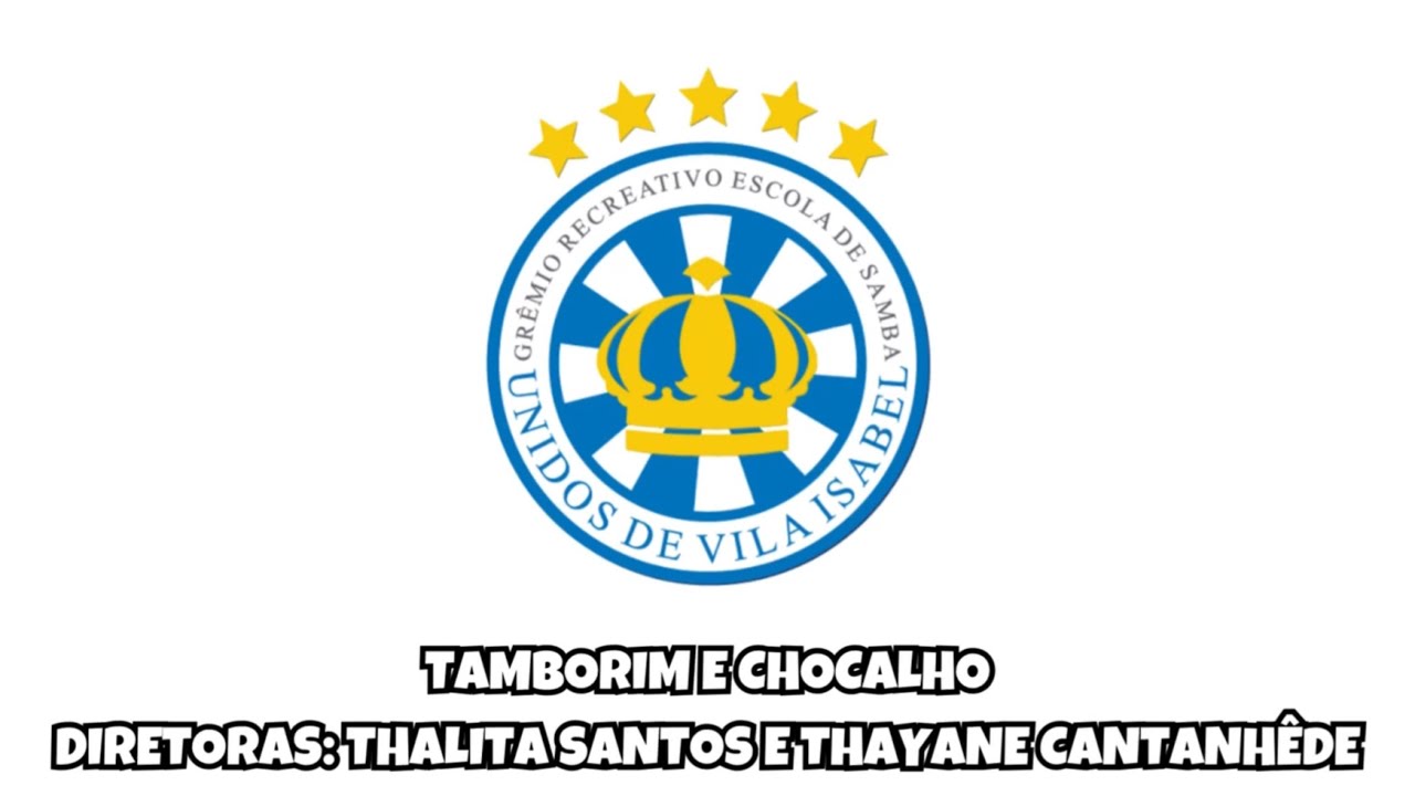 Desenho de Tamborim e Chocalho - Unidos de Vila Isabel Carnaval 2024