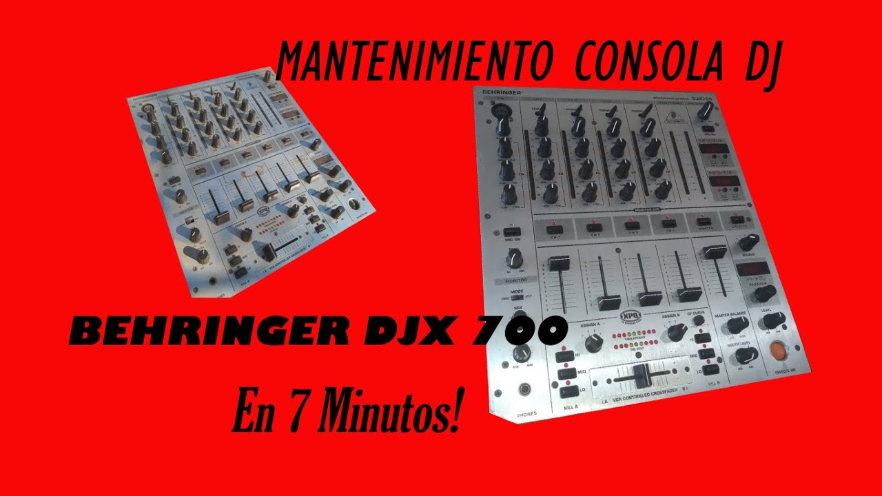 Restauración Consola BEHRIGER DJX700 - en 7 minutos