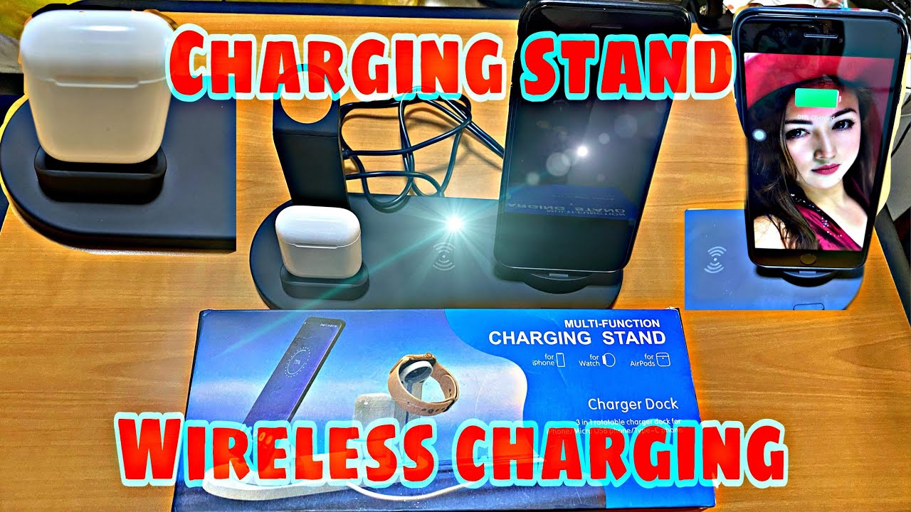 CHARGING STAND MULTI-Function wireless charger station apple wireless charger dock