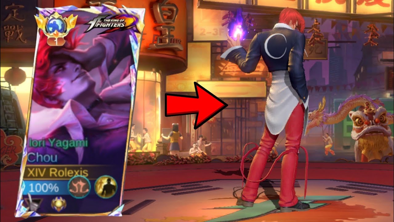 Tried playing Chou as Iori Yagami — and it actually worked 🔥 WATCH UNTIL THE END!!
