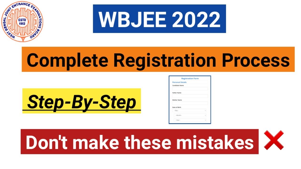 WBJEE 2022 Application Form | WBJEE Application Form Fill Up | WBJEE 2022