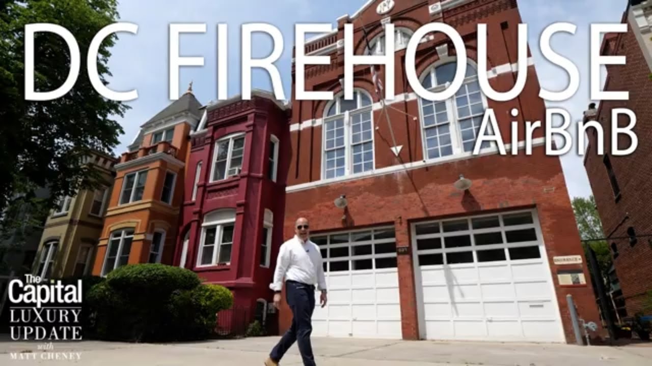 DC Firehouse AirBnB tour Washington DC