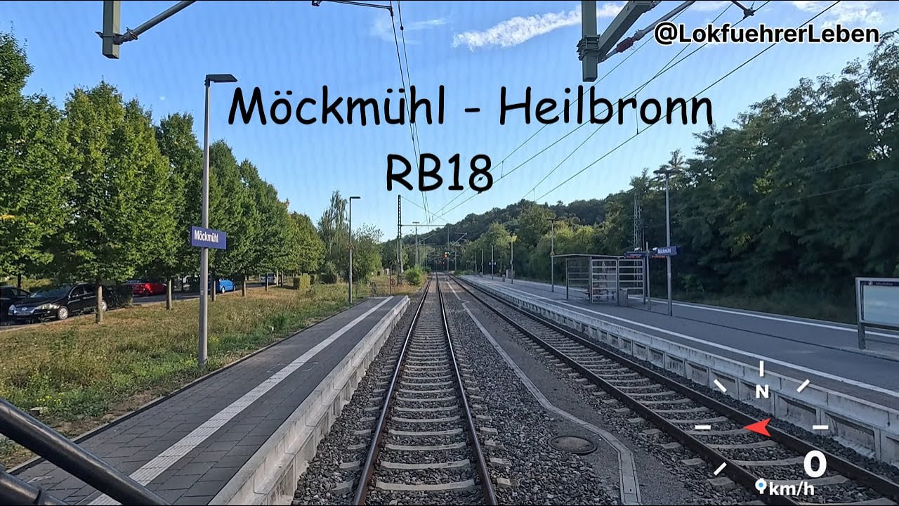 Führerstandsmitfahrt Möckmühl - Heilbronn über Neudenau am 25.08.2025