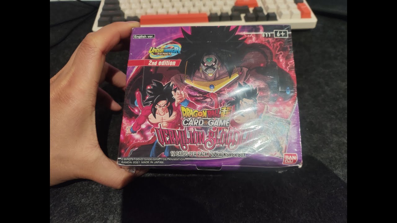 🔴 Unboxing Dragon Ball Super Card Game - B11 Vermillion Bloodline! 🔴