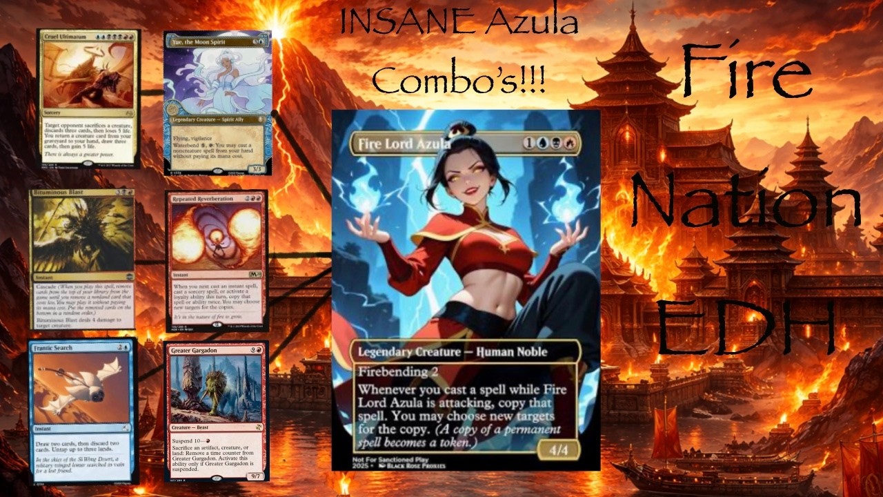 Fire Lord Azula in Commander is INSANE !!! | Deck Analysis & Combo's Explained