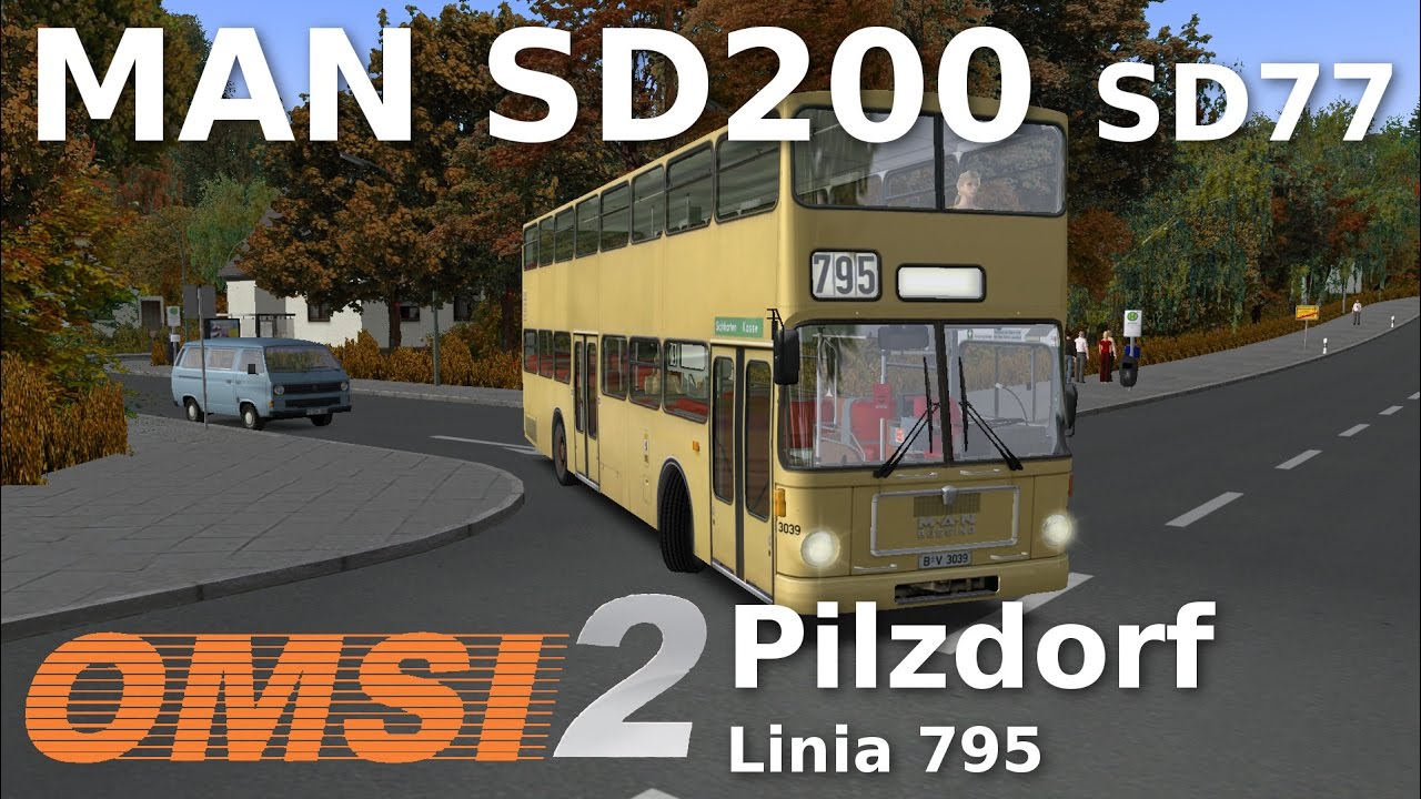 MAN SD200 - SD77 - Pilzdorf Linia 795 OMSI 2