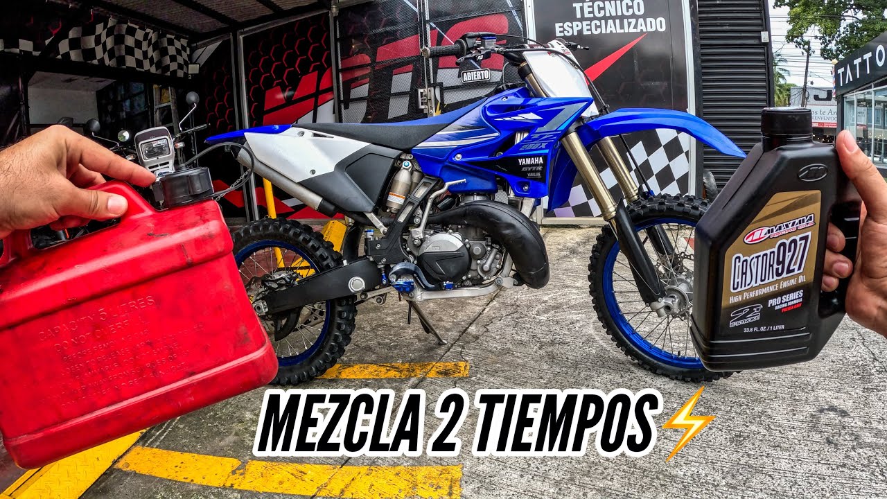 Así preparo la Mezcla 2 Tiempos de mi Yamaha YZ 250