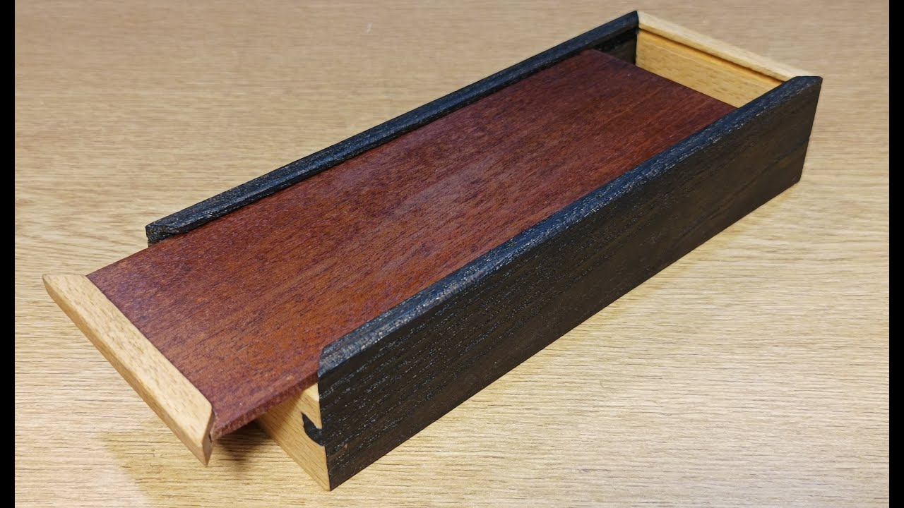Hacer caja de madera para lápices. Plumier - Pencil box
