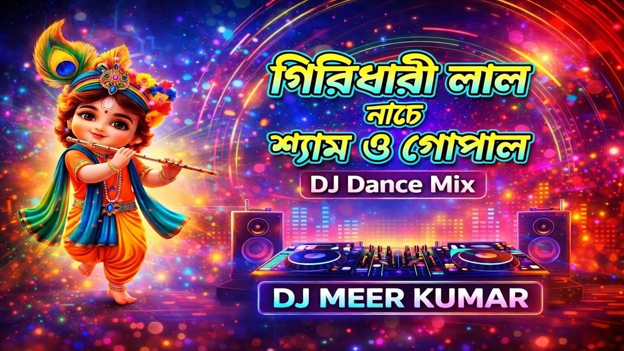 গিরিধারী লাল নাচে শ্যাম ও গোপাল | Giridhari Lal Nache Shyam O Gopal | DJ Dance Mix | DJ Meer Kumar