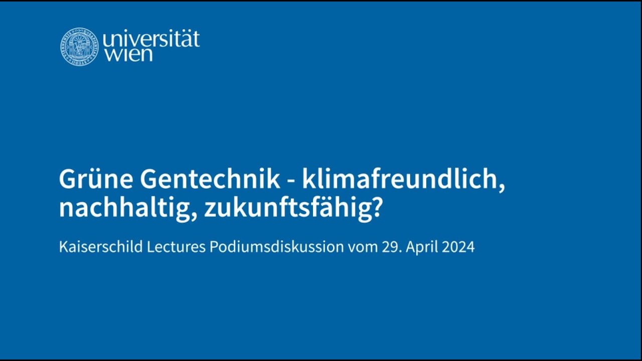 Kaiserschild Lectures 2024: 