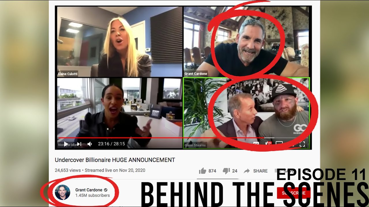 I was on Grant Cardone's Youtube Channel | Undercover Billionaire Season 2