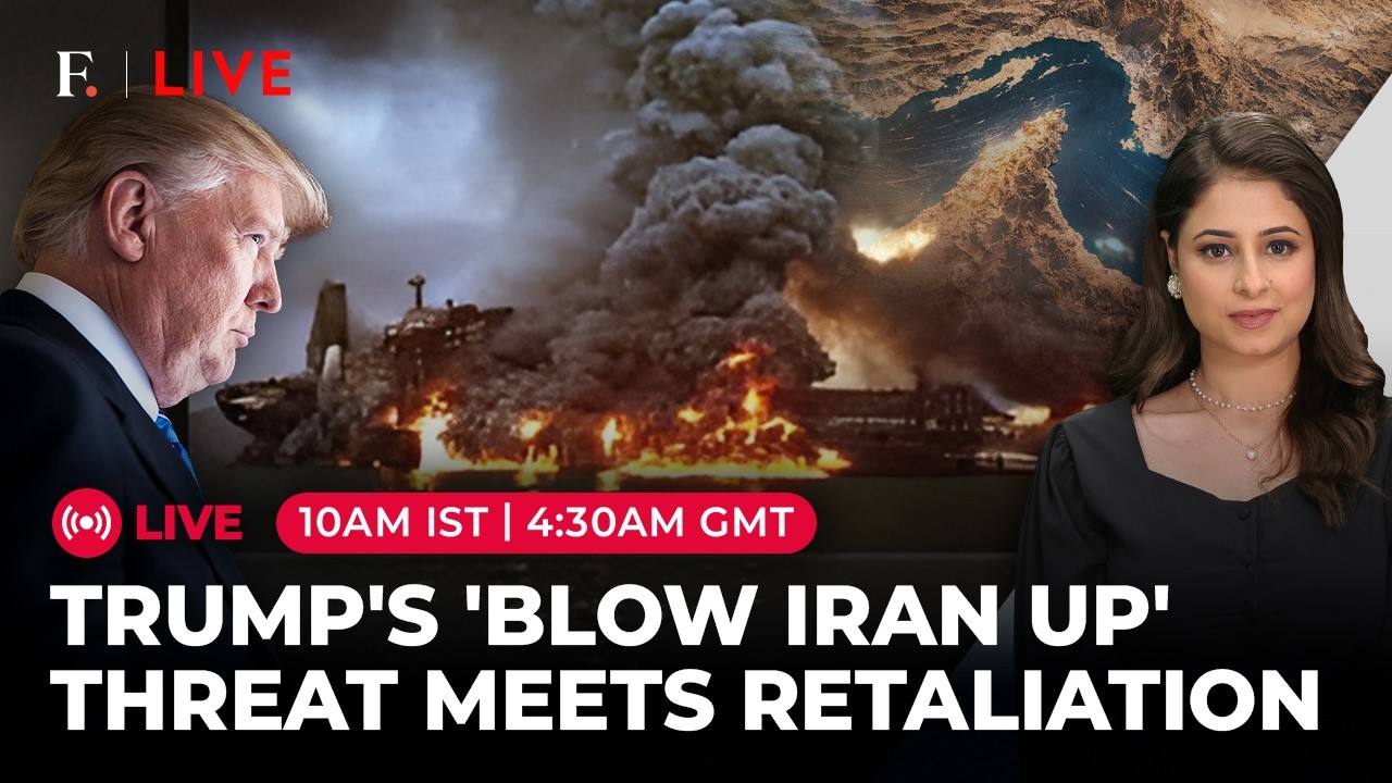 LIVE: Iran Downs Drone, Trump's Chilling Threat As Hormuz Standoff Deepens | Firstpost Live