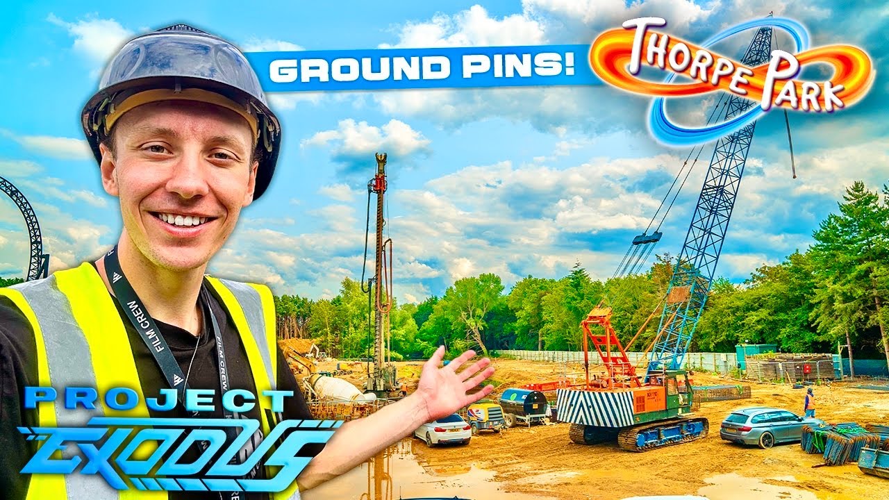 THORPE PARK 'Project EXODUS' Latest Construction!