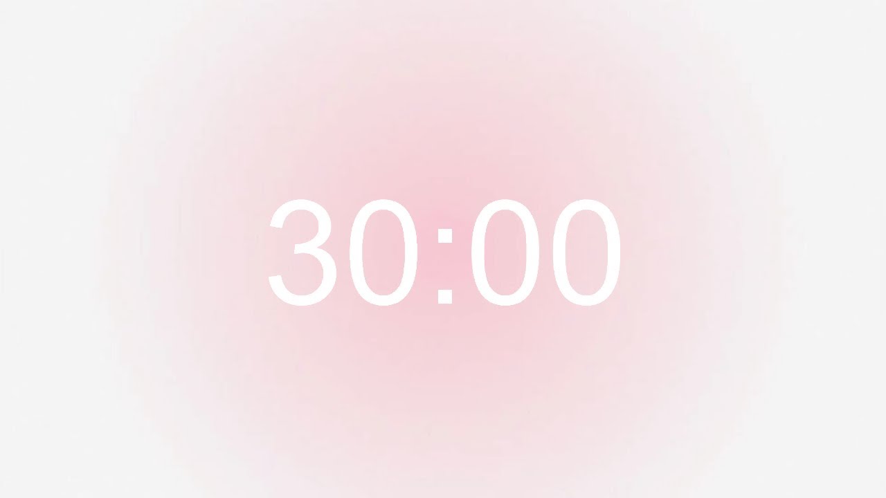 pink aura 30 minute timer (countdown)