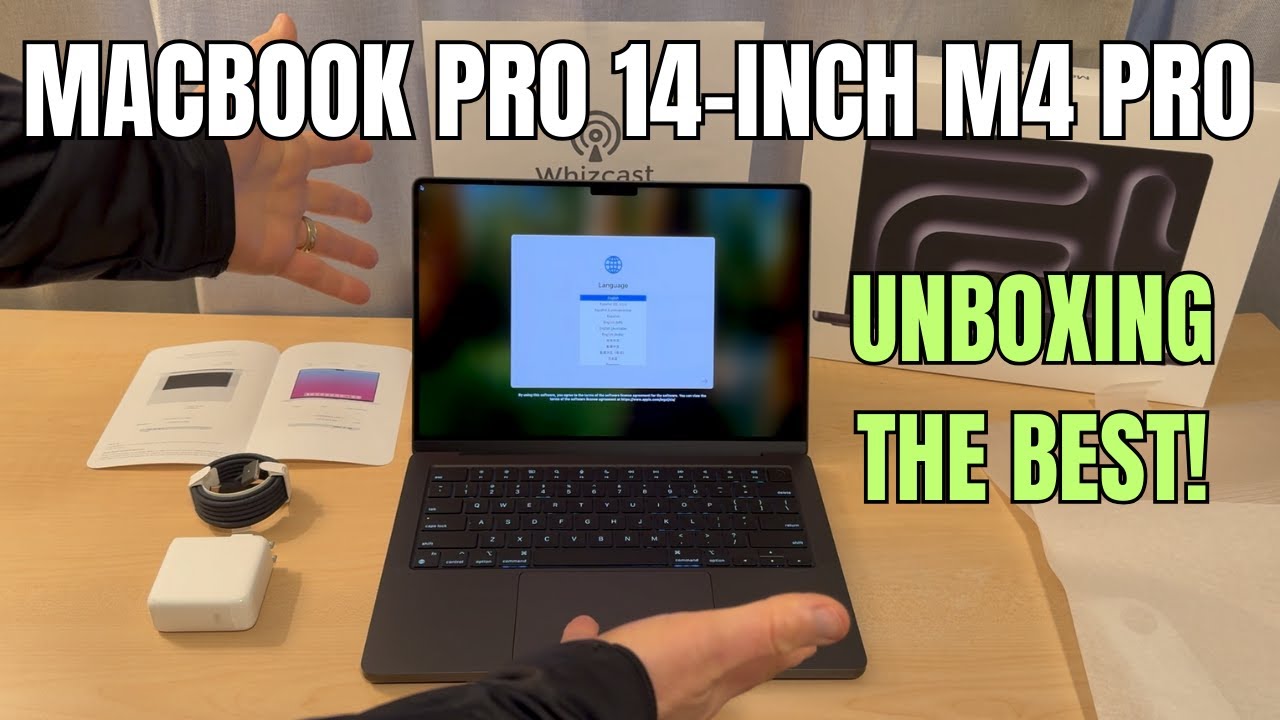 Apple MacBook Pro 14-inch M4 Pro Unboxing and Overview. Unboxing the best!