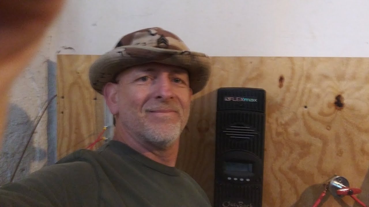 Outback Flexmax 80 Solar Charge Controller with 12 volts L16E batteries