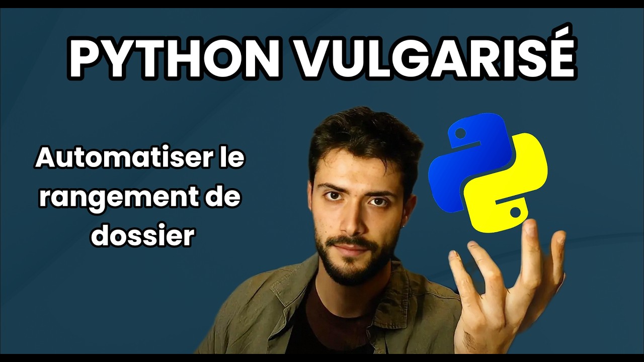 Initie-toi à Python en automatisant le rangement de ton PC (vulgarisation des bases)