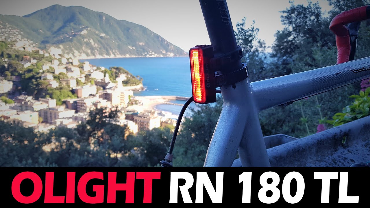 💥 RECENSIONE: 🔦 Olight RN 180 TL  una luce posteriore per la bici 🚴 super luminosa 😎