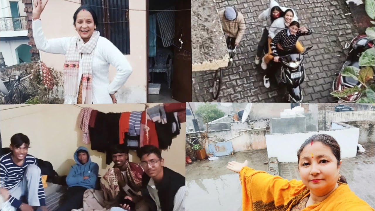 बच्चे हो गए परेशान बसंत के दिन बारिश की वजह से 🙁#viral #minivlog #trending #trend #vlog #youtube #yt