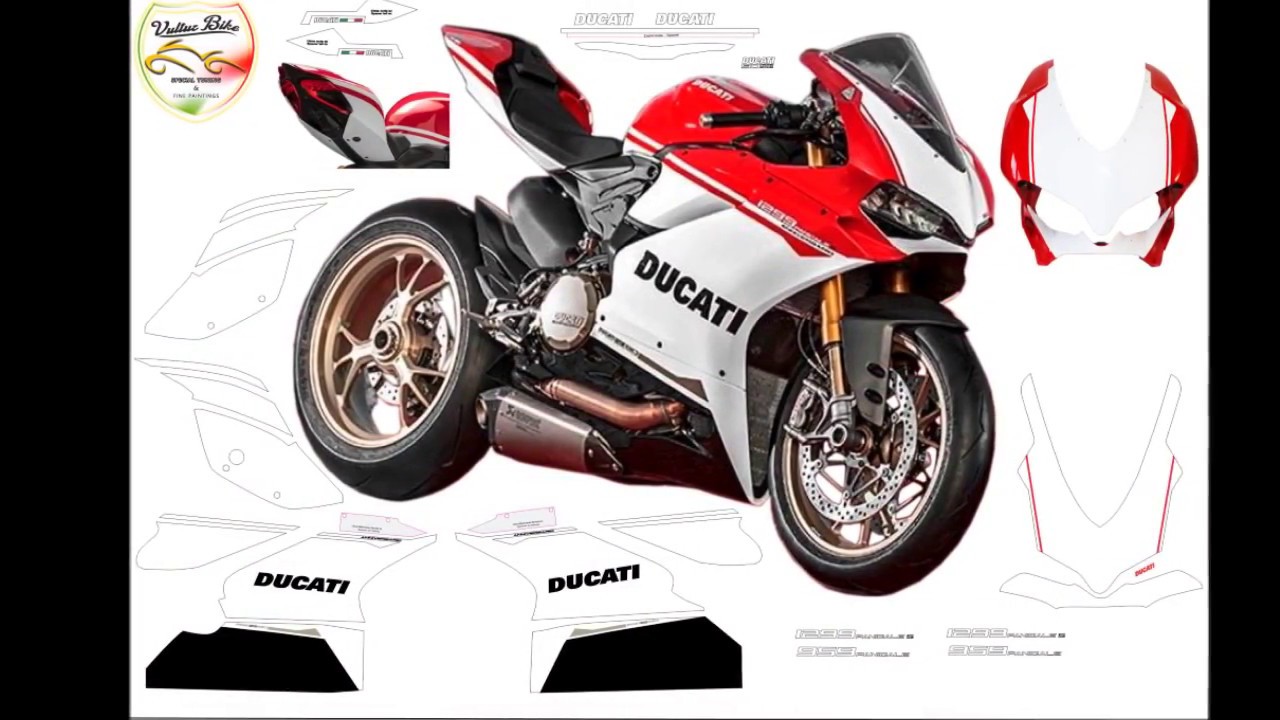 Installazione kit adesivi Ducati 1299 Panigale Anniversario - Vulturbike