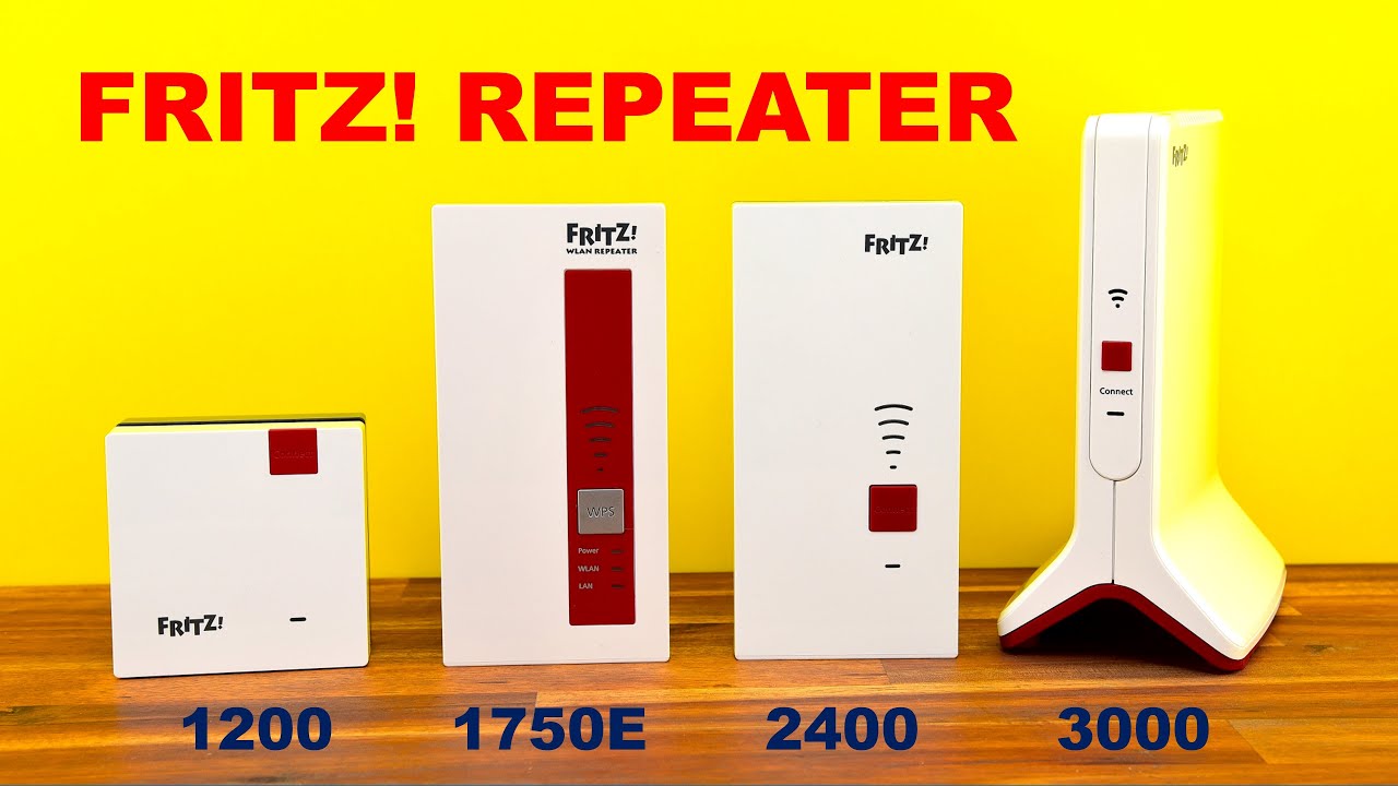 AVM FRITZ!Repeater 1200, 1750E, 2400, 3000 - Test und Vergleich