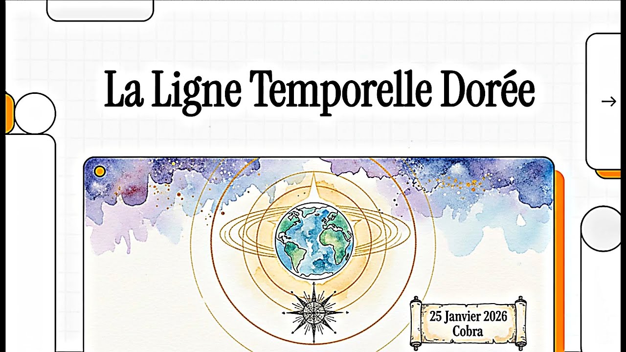 la ligne temporelle dorée - 25 janvier 2026