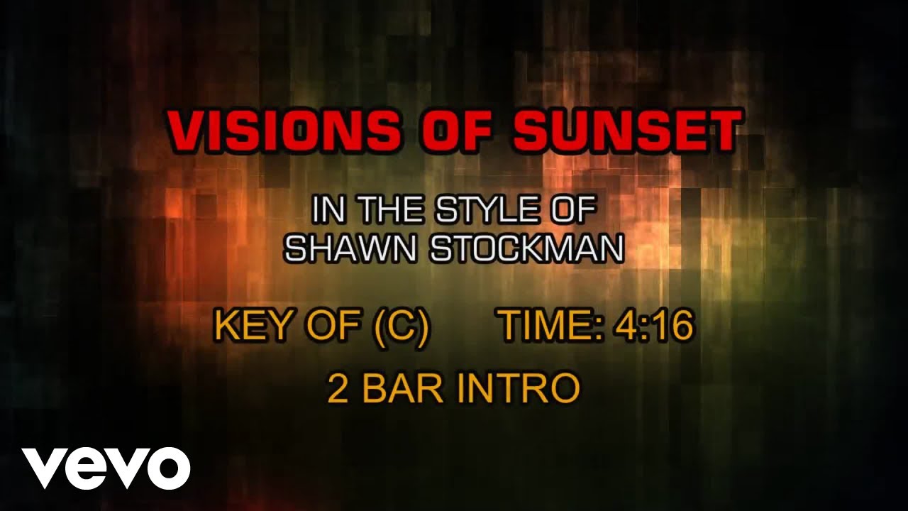 Shawn Stockman - Visions Of Sunset (Karaoke)