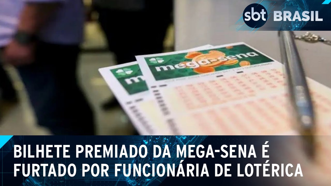 Funcionária de lotérica furta bilhete da Mega-Sena premiado em R$ 34 mil | SBT Brasil (21/01/25)
