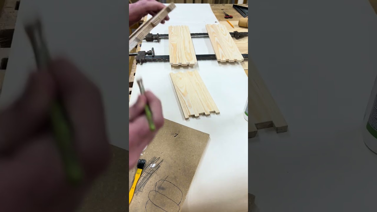 Hur limmar man skåpsidorna på rätt sätt? | How to glue cabinet sides the right way#limma #skåp 