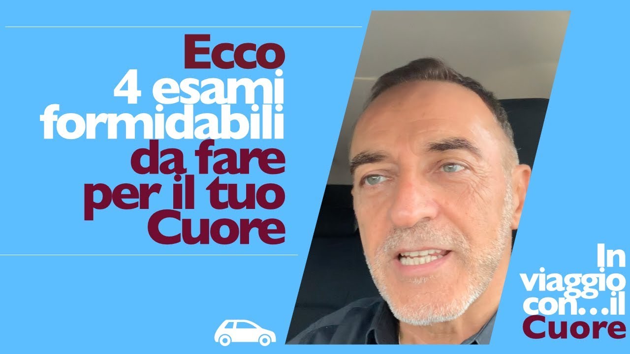 Per il vostro Cuore...fate questi quattro esami  del sangue!