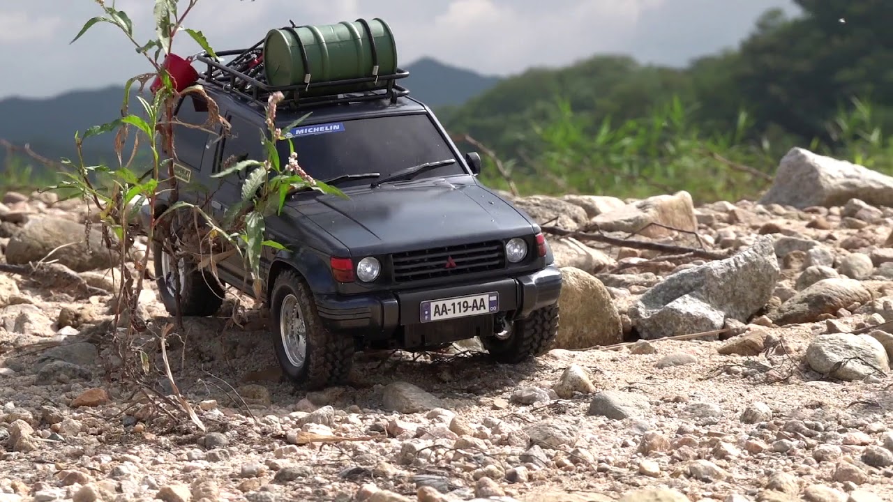 MITSUBISHI PAJERO | Tamiya CC-01 Chassis | A journey with natural sounds