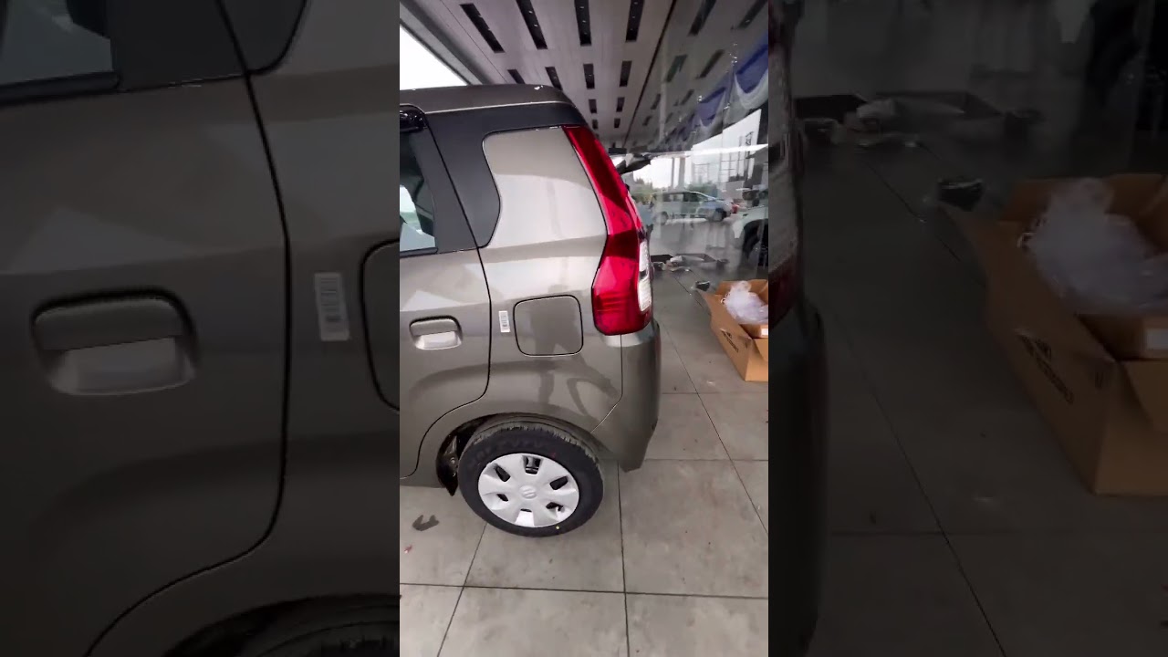 My new car wagon r | wagon r vxi 2024 model | wagon r grey colour #viralvideo #marutisuzuki