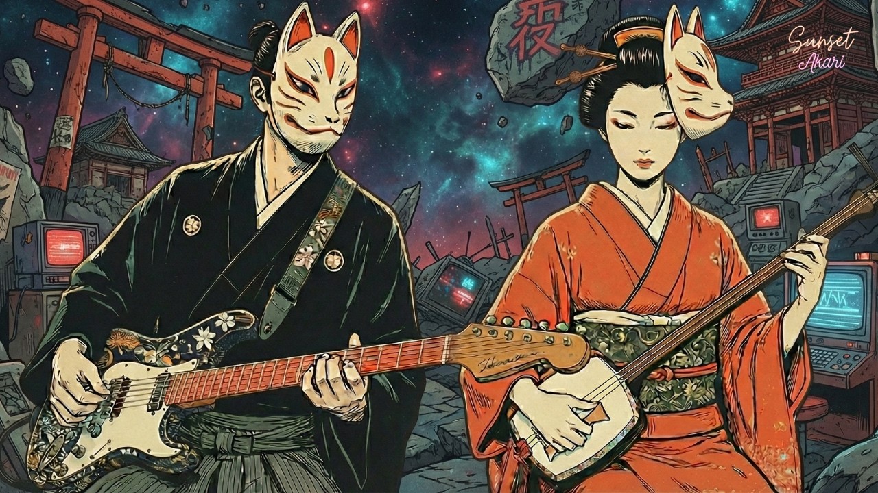 MIDNIGHT PROCESSION | JAPANESE FUNK | SHIMISEN | RETRO GROOVE 🎵【Playlist 1】