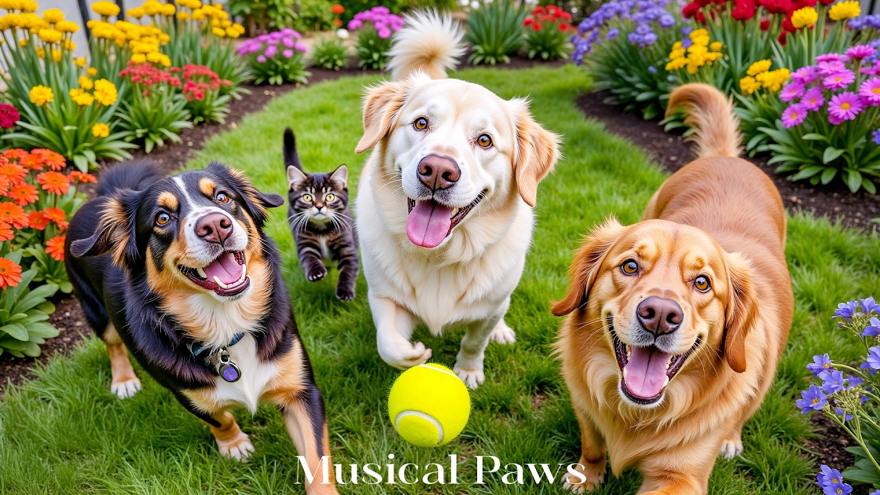 Pet TV for Dogs & Cats 🐶🐱 Calming Music & Happy Pet Videos to Relax Pets When Home Alone & Peaceful