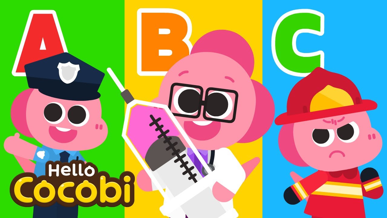 Jobs ABC Song | Learn the Alphabet and Numbers | Nursery Rhymes For Kids | Hello Cocobi