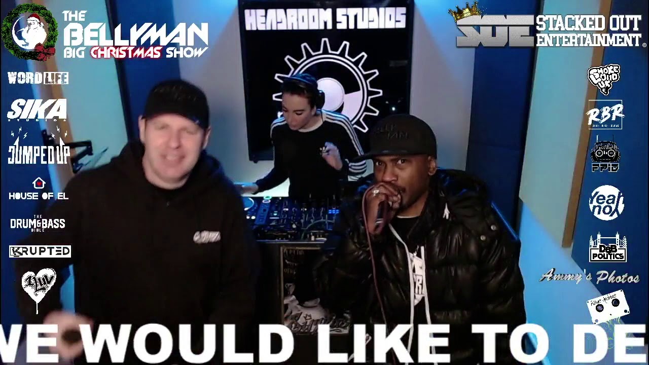 Rosa W/ Mc Bellyman b2b MC Fearless ft Maddy V - The Bellyman Xmas Show @stackedoutentertainment