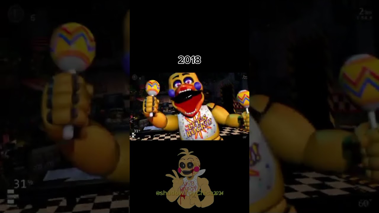 Ewolucja Chica #fnaf #toychica #fivenightsatfreddys #fnafchica #chica #фнаф