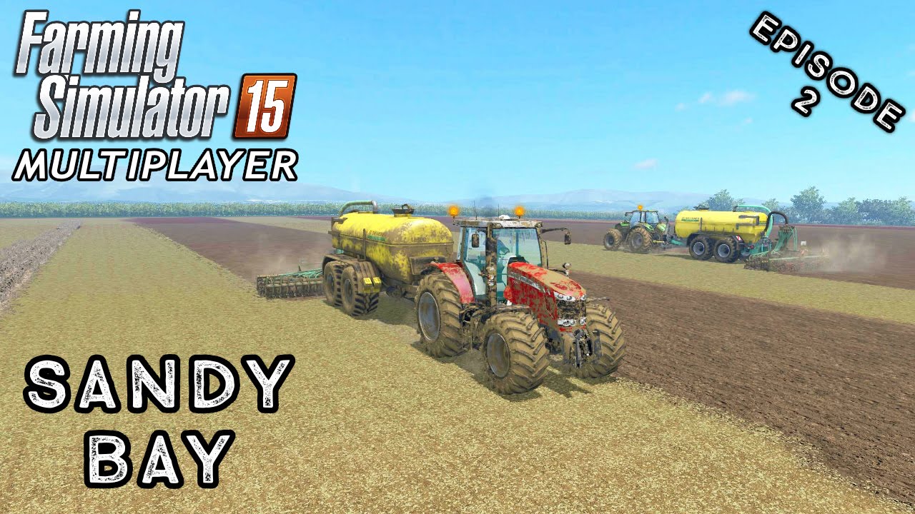 Multiplayer Farming Simulator 15 | Sandy Bay | Episode 2