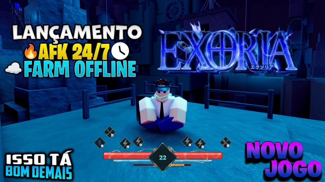 LANÇAMENTO NOVO SIMULATOR EXORIA RPG ROBLOX MUNDO ABERTO 🚨 #roblox #ugphone